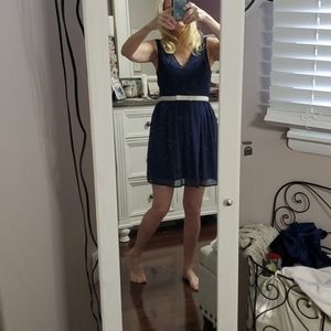 Navy Blue Party Dress